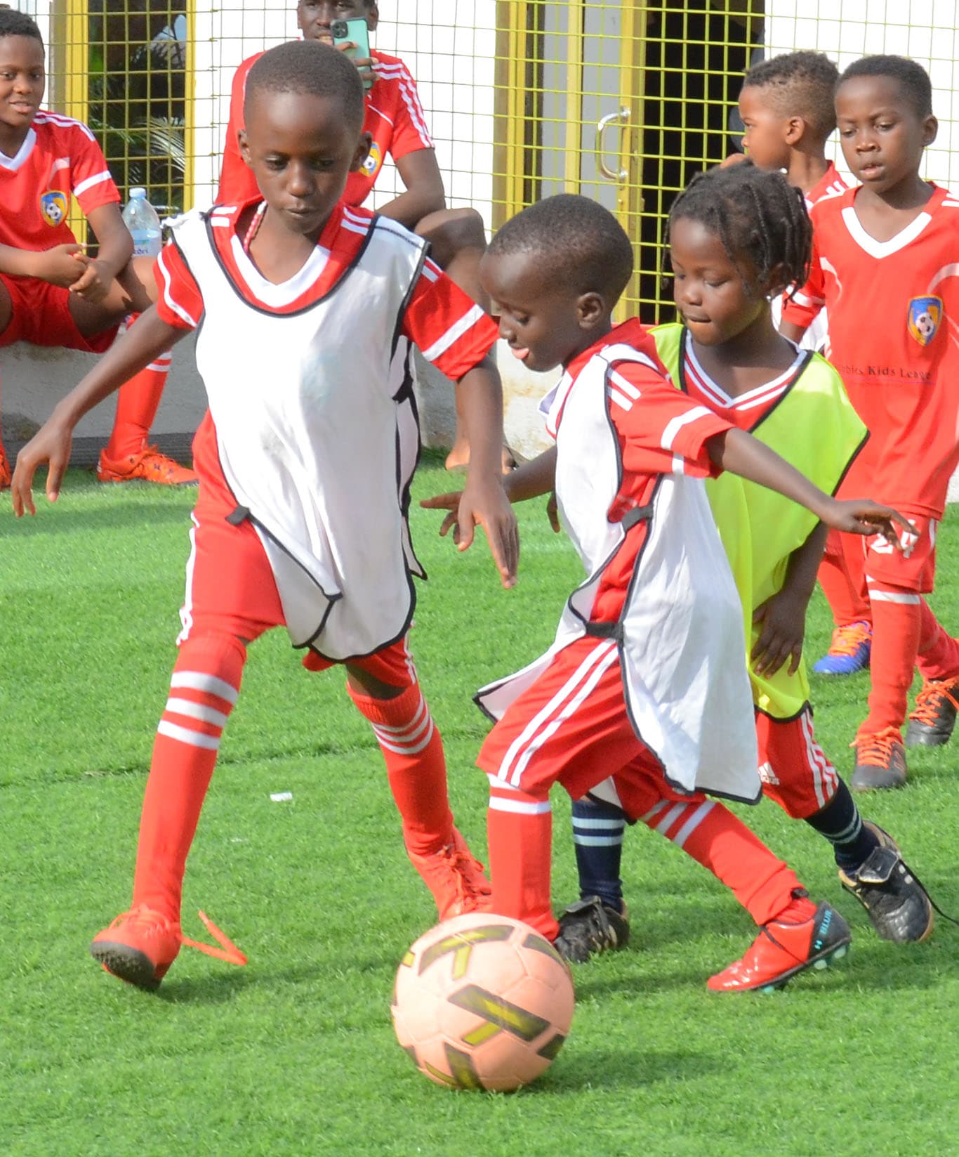 Representative image of children playing football